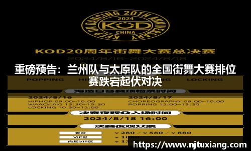 重磅预告：兰州队与太原队的全国街舞大赛排位赛跌宕起伏对决